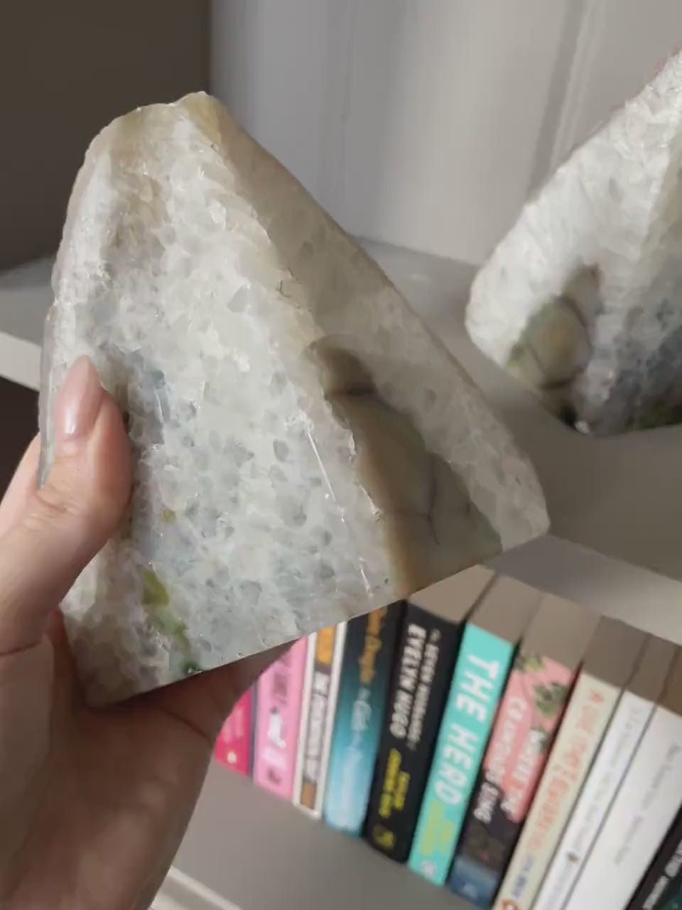 Agate Bookends A