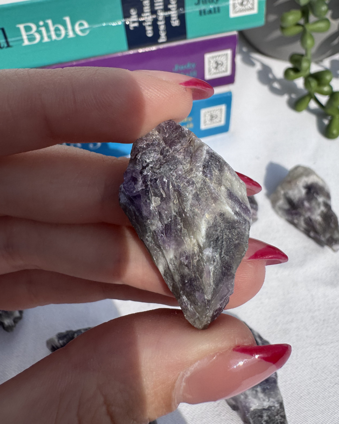 Small Banded Amethyst Roots