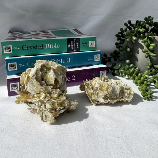 Yellow Mica Raw Pieces