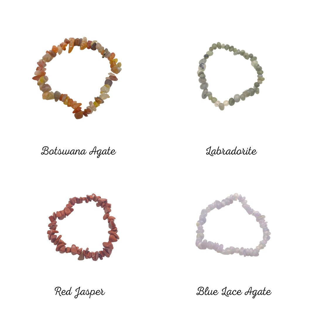 NEW Crystal Chip Bracelets