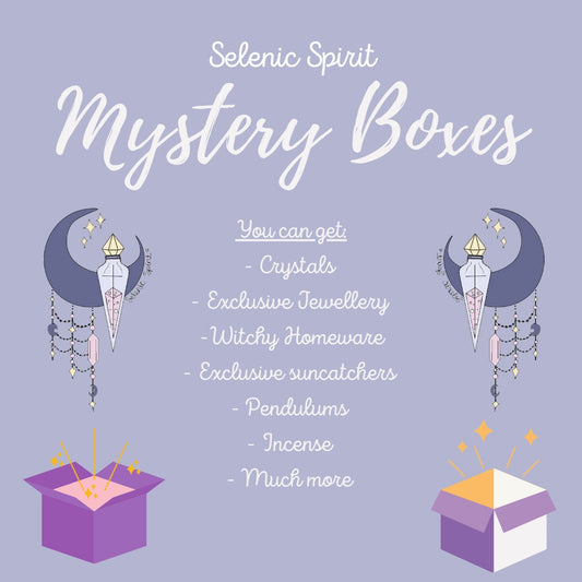 Selenic Spirit Mystery Boxes - Jewellery, Crystals, Incense, Homeware, Keyrings and Much More - Perfect for Gifts