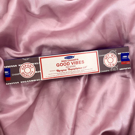 Satya Good Vibes Incense Box