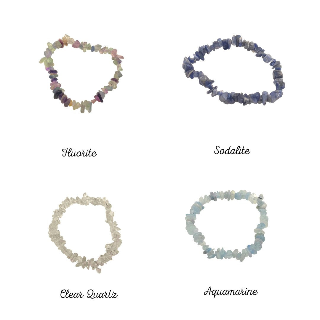 NEW Crystal Chip Bracelets