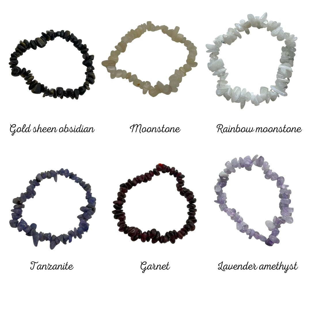 NEW Crystal Chip Bracelets