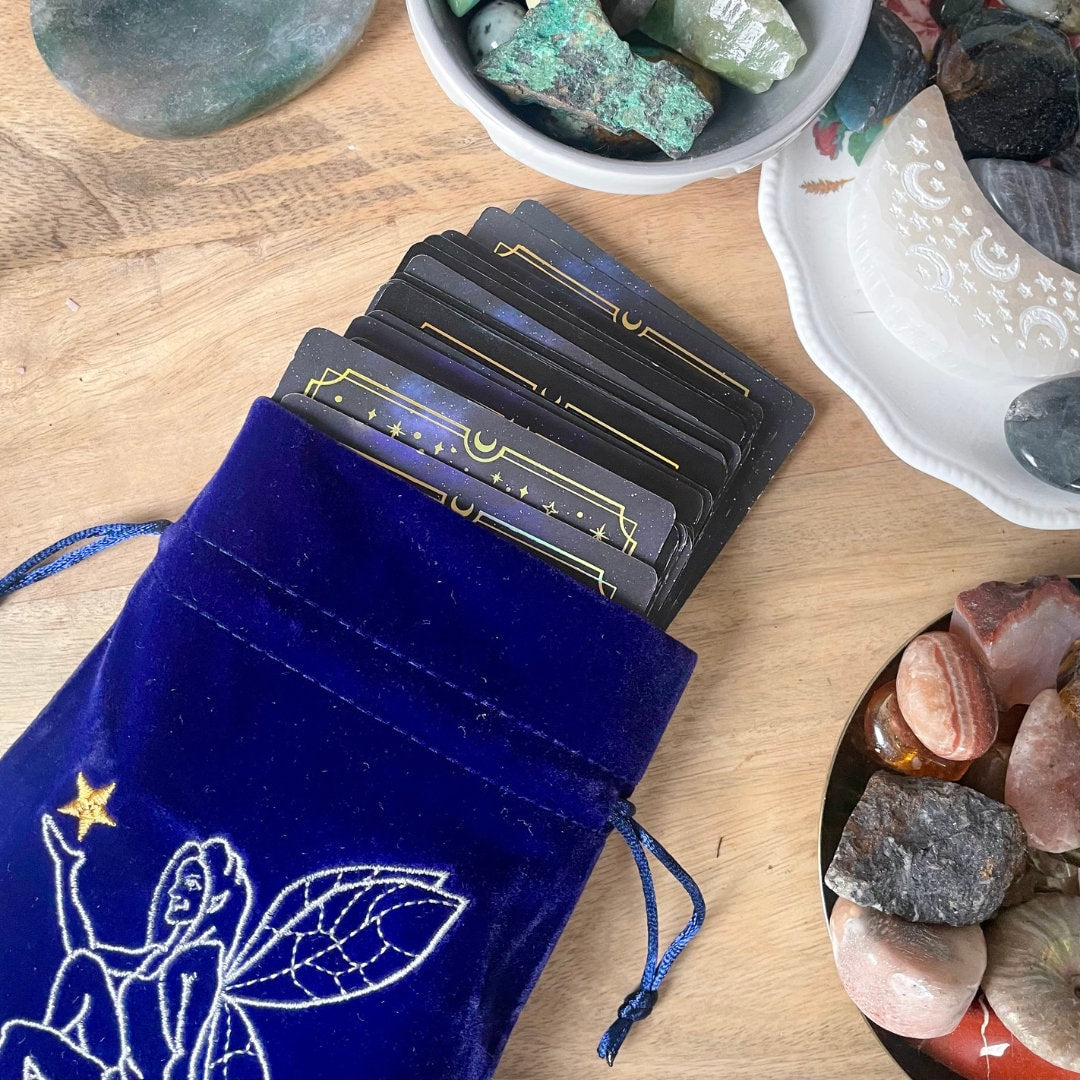 Fairy Tarot / Crystal Bag - Crushed Velvet