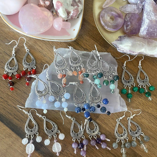 Teardrop Dreamcatcher Earrings - 8 Different Styles - NEW DESIGNS