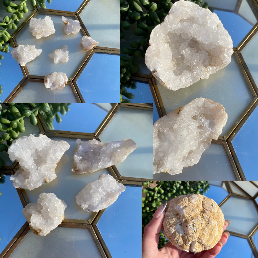 Quartz Clusters | Quartz Geode Pieces