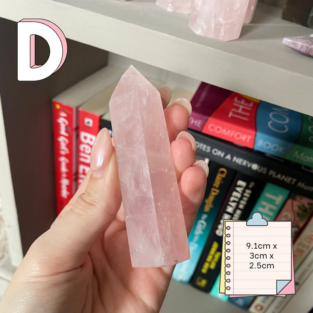 Rose Quartz Towers | Madagascar Rose Quartz