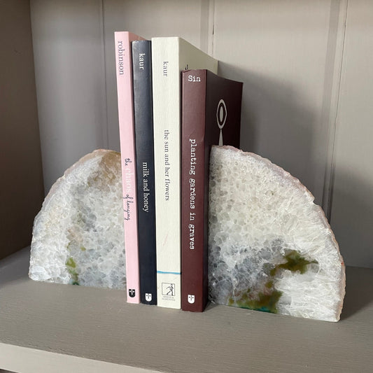 Agate Bookends A